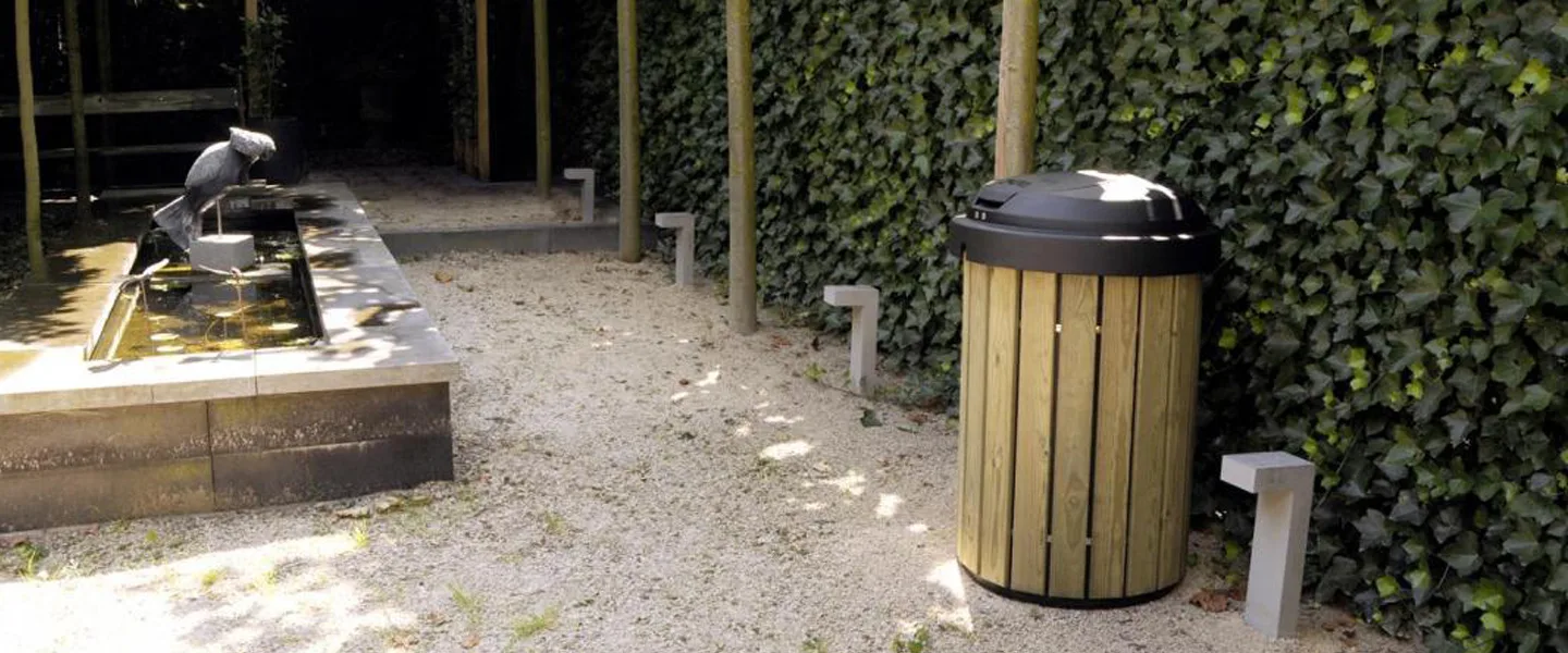 Cestini portarifiuti semi interrati